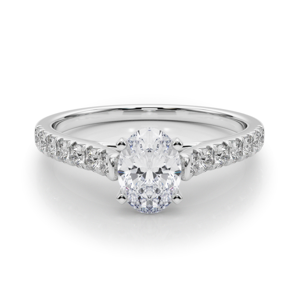 Oval Lab Grown Diamond Engagement Rings