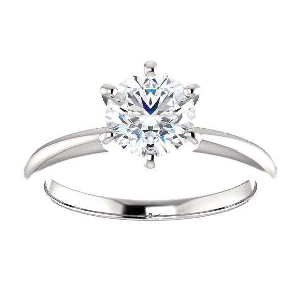 Clarity Enhanced Diamond Engagement Ring