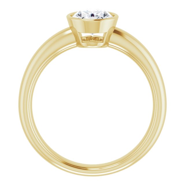 Yellow Gold-Oval