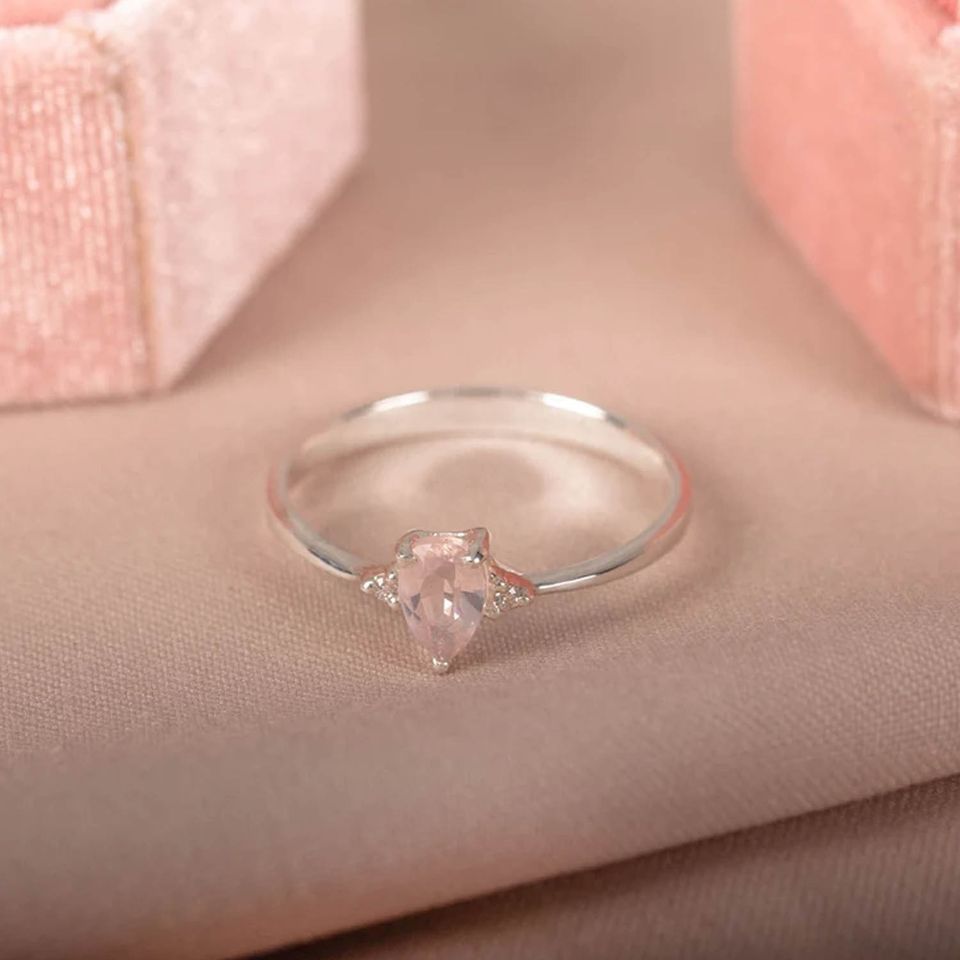 Pear Lab Grown Diamond Engagement Rings