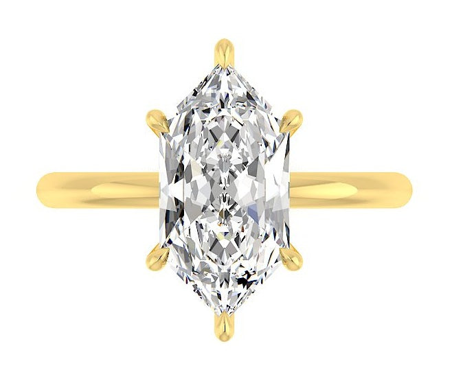 Elongated Hexagonal Diamond