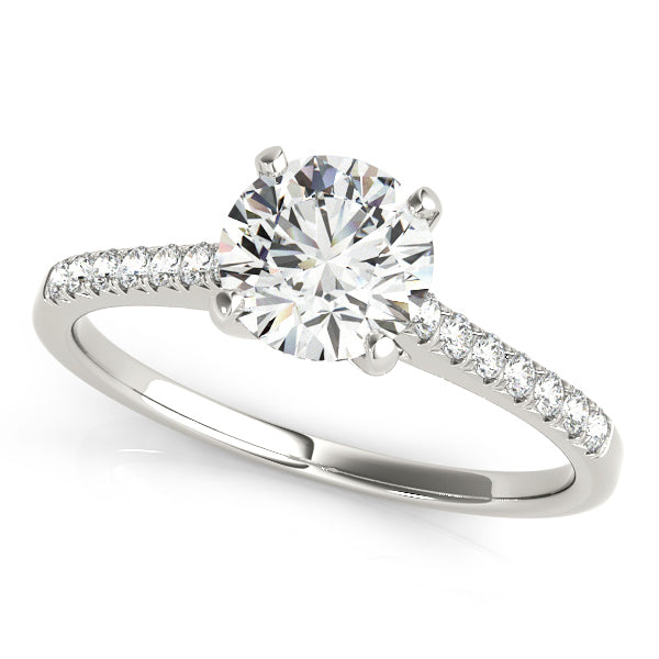 single-row-diamond-engagement-round-ring