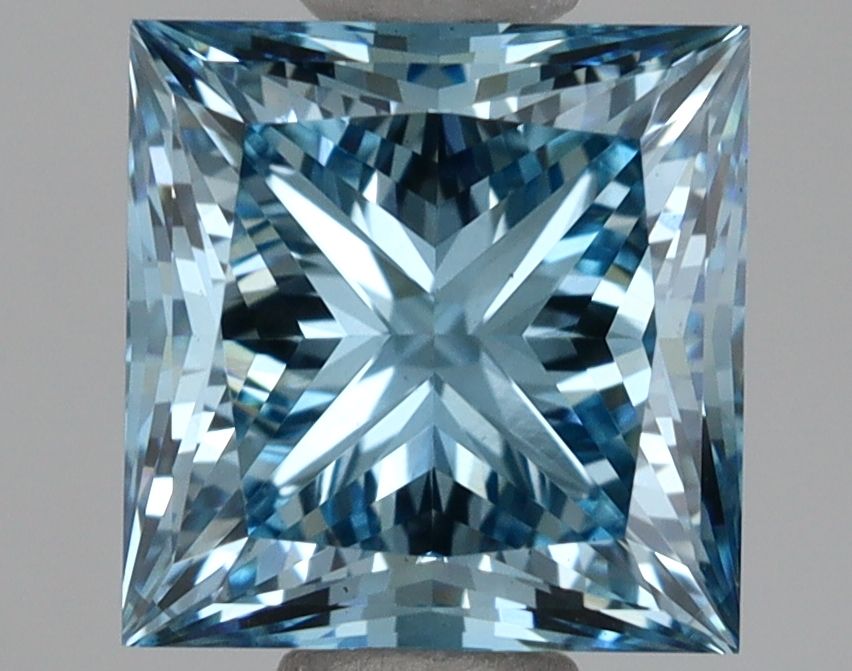 1.65 ct. Fancy Vivid Blue/VS1 Princess Lab Grown Diamond prod_fd533f05f87b409c88b7a56b90dbbbe1