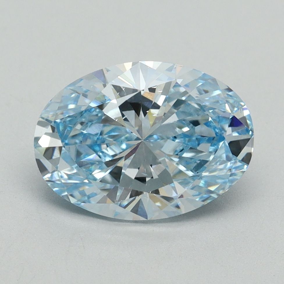 2.02 ct. Fancy Vivid Blue/VS2 Oval Lab Grown Diamond prod_b7a8e6f1747b4546a3425f99d95e9eba