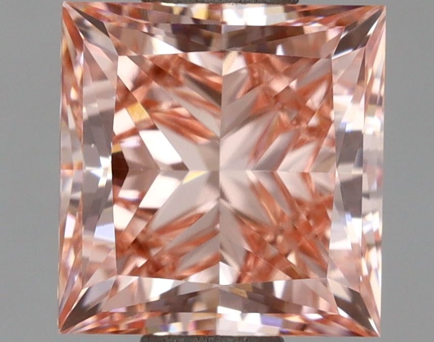 1.66 ct. Fancy Vivid Pink/VS1 Princess Lab Grown Diamond prod_e945246ef44e4afdb4d35f6f6020e112