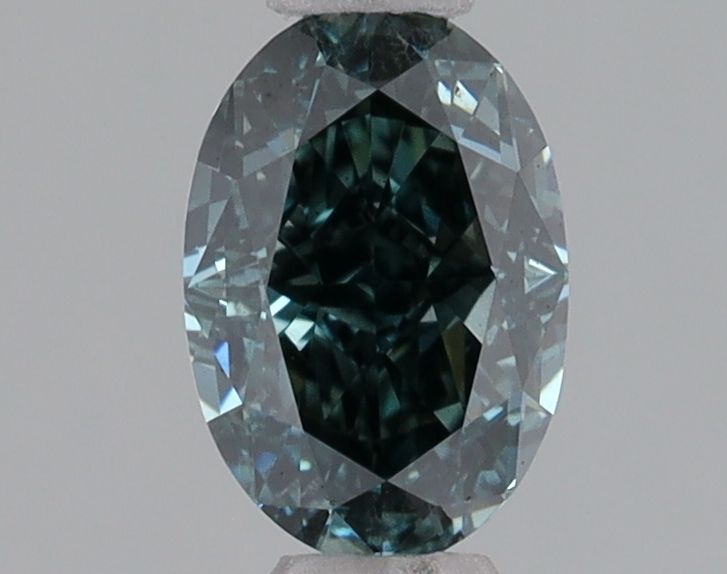 0.54 ct. Fancy Deep Blue Green/VS1 Oval Lab Grown Diamond prod_d926245e107f49deab6445139761219e