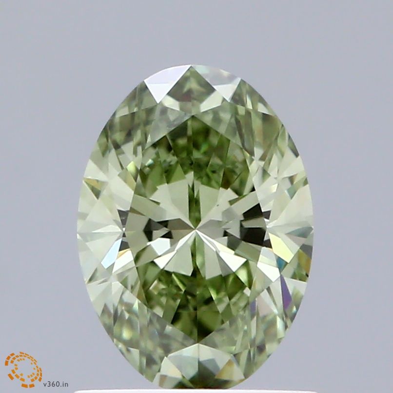 1.04 ct. Fancy Vivid Green/VVS2 Oval Lab Grown Diamond prod_e46b39db45ca4d3081e4fcd172933601