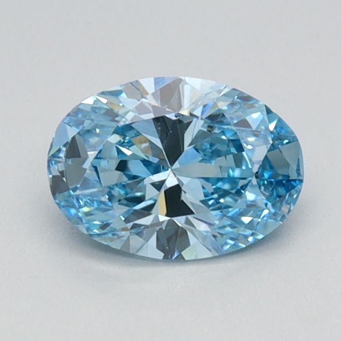 0.59 ct. Fancy Vivid Blue/VS1 Oval Lab Grown Diamond prod_fde2e1a9471f4dfa9827744e99722fff