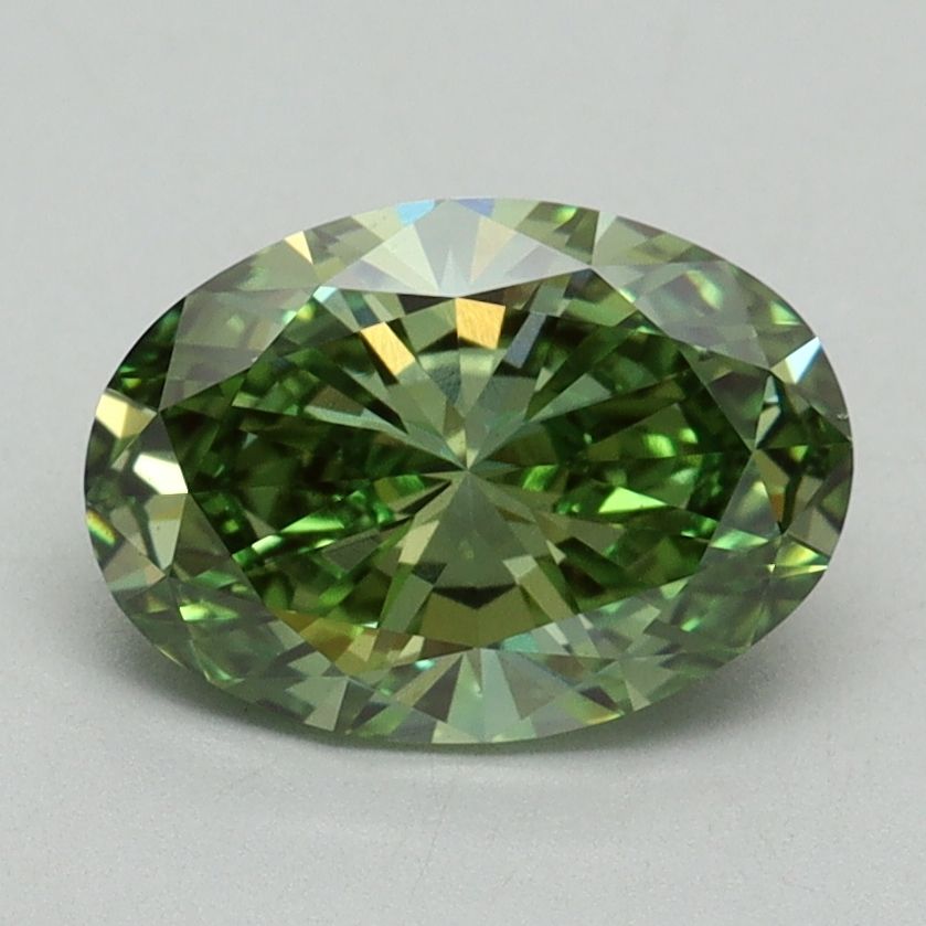 1.57 ct. Fancy Vivid Green/VS1 Oval Lab Grown Diamond prod_821be03fdf514c979a22b2e02c5a1fd0