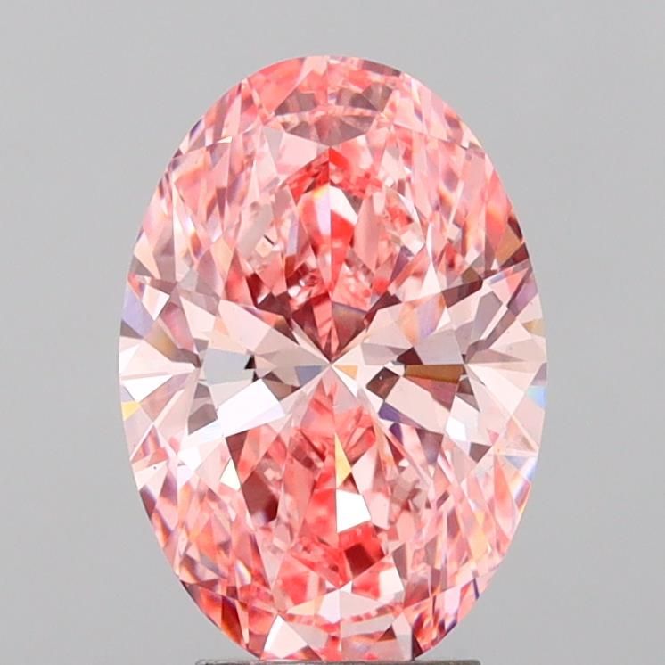 4.17 ct. Fancy Vivid Pink/VS1 Oval Lab Grown Diamond prod_e475a941900b4b93bc567a4fcfd2ba55