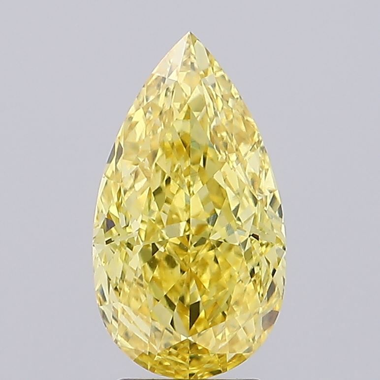 4.13 ct. Fancy Vivid Yellow/VVS2 Pear Lab Grown Diamond prod_faf616e0f5274f20bab1da13640e38c6