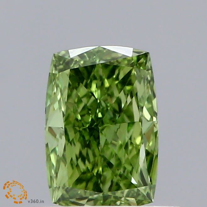 0.56 ct. Fancy Vivid Green/VS1 Cushion Lab Grown Diamond prod_89affca5875f422c8cf664b55009ea75