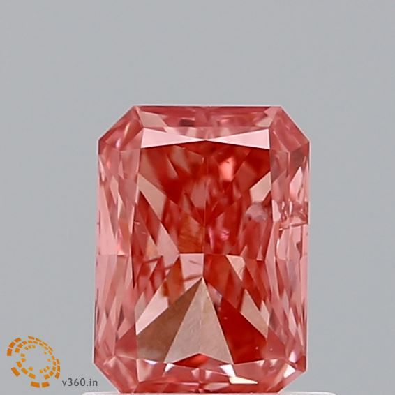 0.91 ct. Fancy Vivid Pink/SI2 Radiant Lab Grown Diamond prod_ef3bd359eb2041eea7a36a2cca2cd934