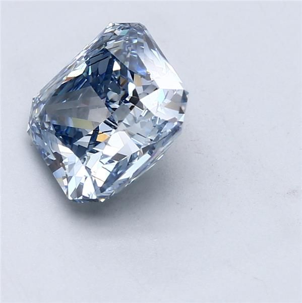 3.42 ct. Fancy Vivid Blue/SI1 Square Lab Grown Diamond prod_66d2e974d2be4d24a90f569f8f6142b3