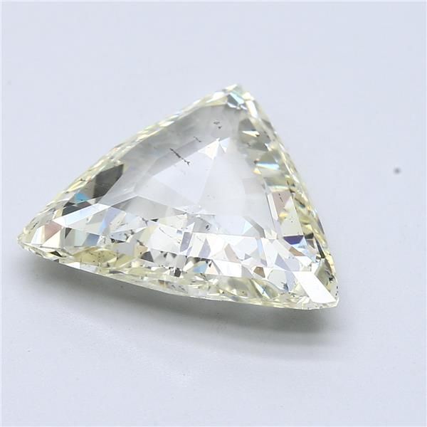 7.01 ct. Fancy Light Yellow/SI2 Triangular Diamond