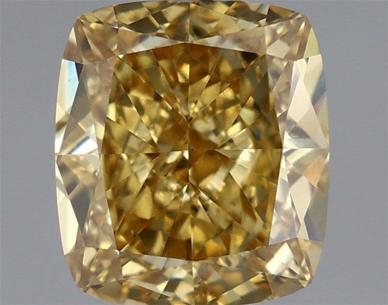 2.02 ct. Fancy Vivid Yellow/VS1 Cushion Lab Grown Diamond prod_d57284a5a70a45ceba8729b4834d1051