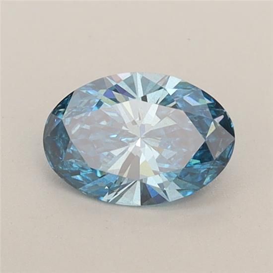 0.55 ct. Fancy Vivid Blue/SI2 Oval Lab Grown Diamond prod_e078754d10814f7f840ca4535a3e0543