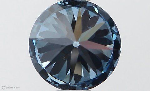 0.71 ct. Fancy Vivid Blue/SI1 Round Lab Grown Diamond prod_eb98364700bb44ab815cbadf186c3fb8