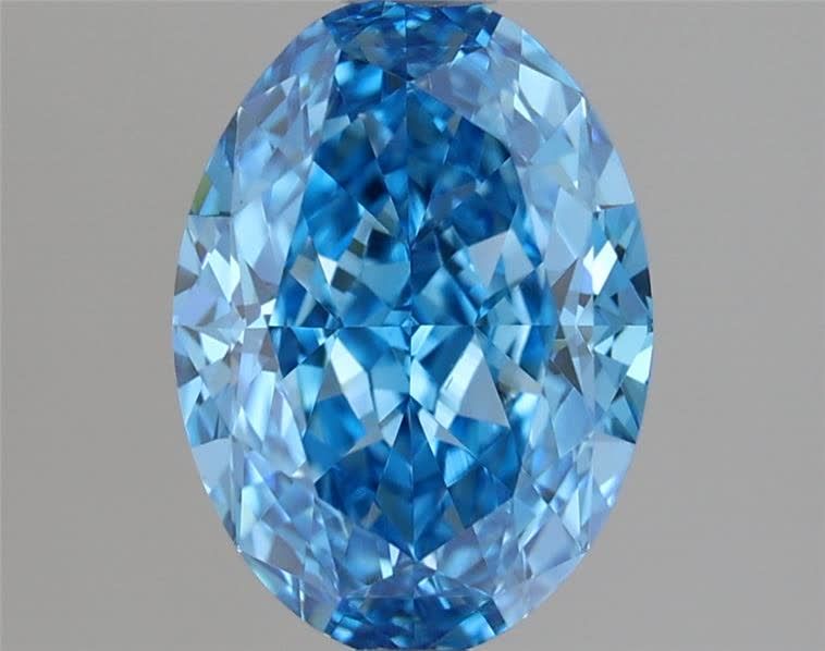 1.69 ct. Fancy Vivid Blue/VS1 Oval Lab Grown Diamond prod_f8185c16a406437187f57823677a8553