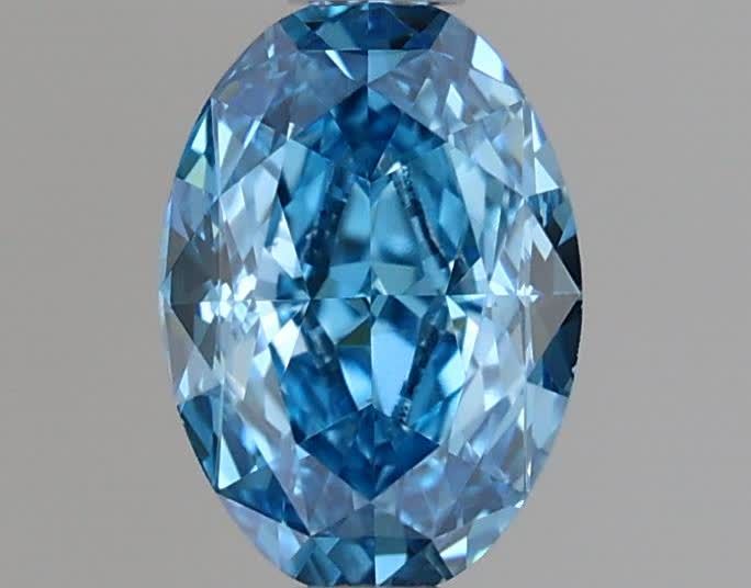 0.73 ct. Fancy Vivid Blue/VVS2 Oval Lab Grown Diamond prod_fda703b52de5460b8617a30b08aaa5b4