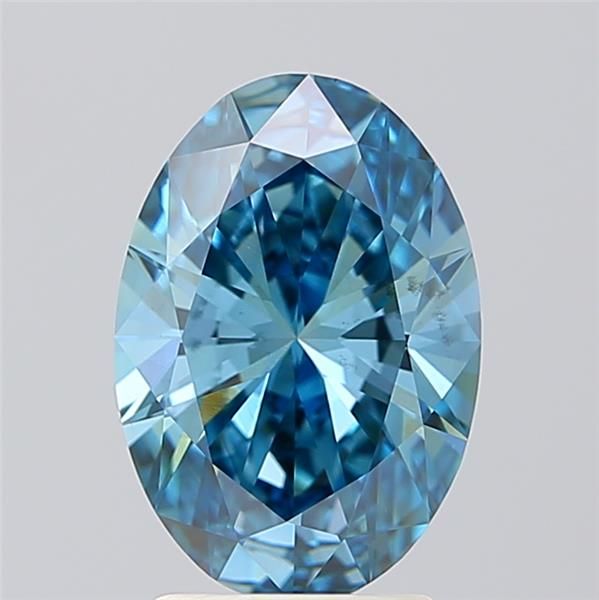 2.02 ct. Fancy Vivid Blue/SI1 Oval Lab Grown Diamond prod_eac0bdb95ecc42b4922fa8b80c2d30e4