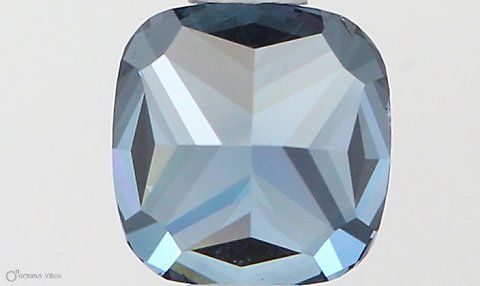 0.81 ct. Fancy Vivid Blue/VS1 Cushion Lab Grown Diamond prod_fe52eeda34cb43f8b6b2e96bf7900e6a