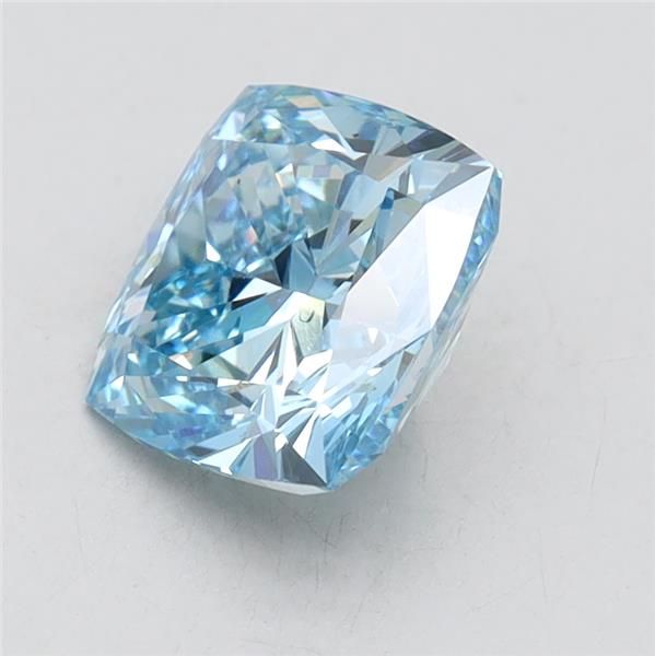 1.81 ct. Fancy Vivid Blue/VS2 Cushion Lab Grown Diamond prod_f27de7b5709547fe92b3cc67d2391640