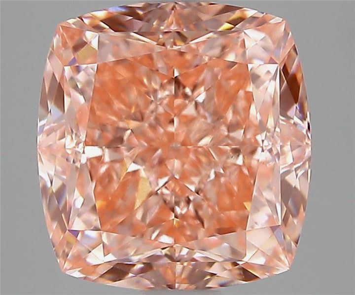 3.50 ct. Fancy Vivid Pink/VVS2 Cushion Lab Grown Diamond prod_a4510335071d4776acd884103a76c1a3