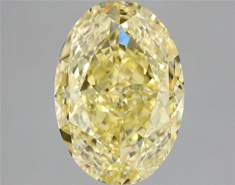 3.58 ct. Fancy Vivid Yellow/VS1 Oval Lab Grown Diamond prod_e4cd6460bf664b948f2f36dcbaf68daa