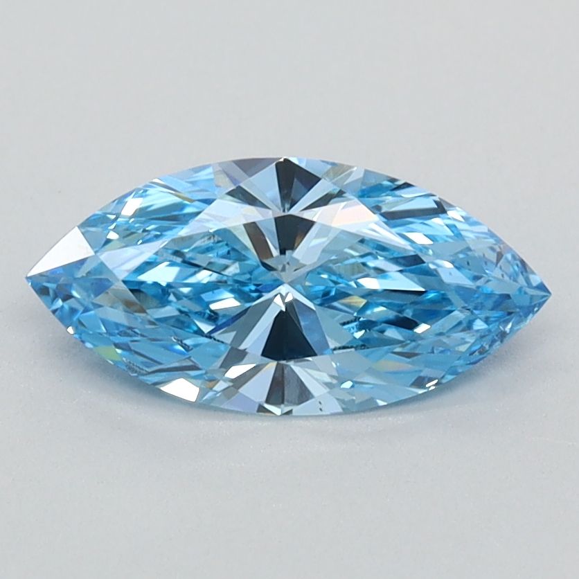 0.71 ct. Fancy Vivid Blue/VS1 Marquise Lab Grown Diamond prod_eda097b1272146b2b6def64257aa1f40