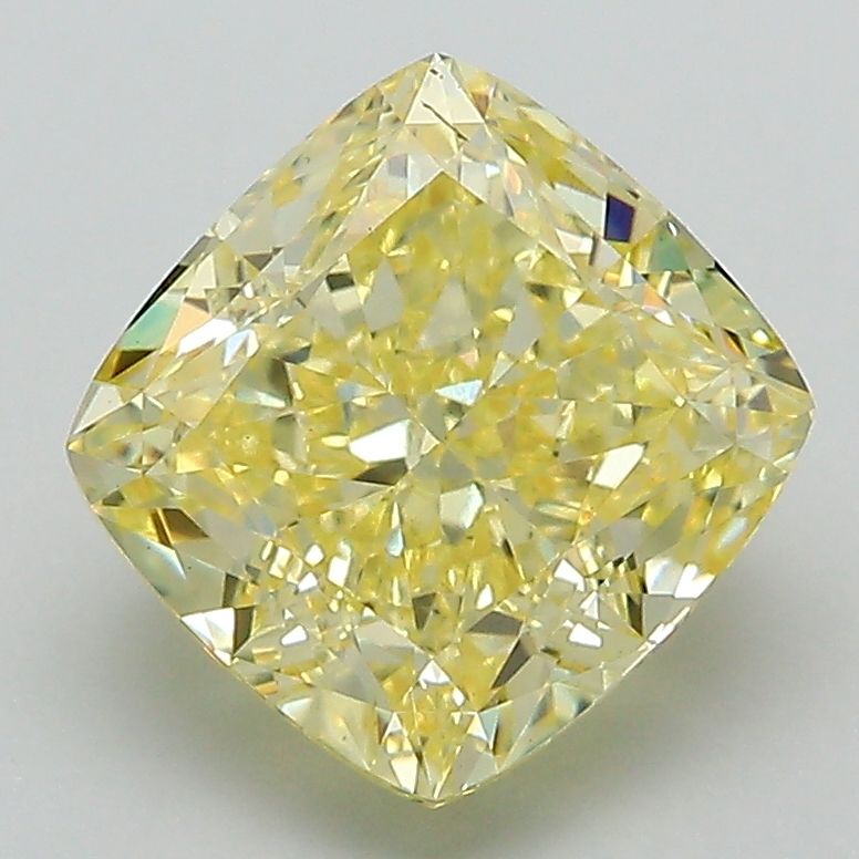 3.15 ct. Fancy Vivid Yellow/VS1 Cushion Lab Grown Diamond prod_ef9dc56a475a49c1a155cc51d0a41154