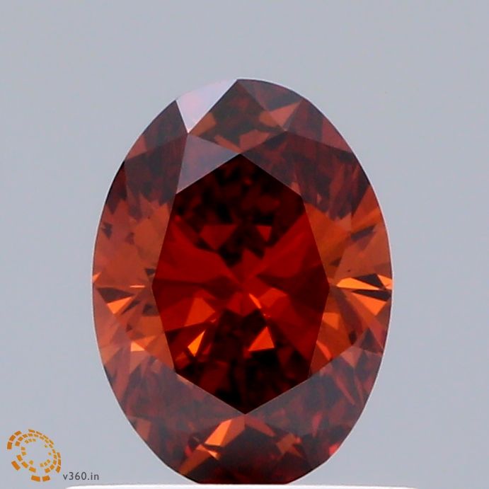 0.71 ct. Fancy Deep Orange/VS1 Oval Lab Grown Diamond prod_f38d026aebec4c47b4f78900d6090b84