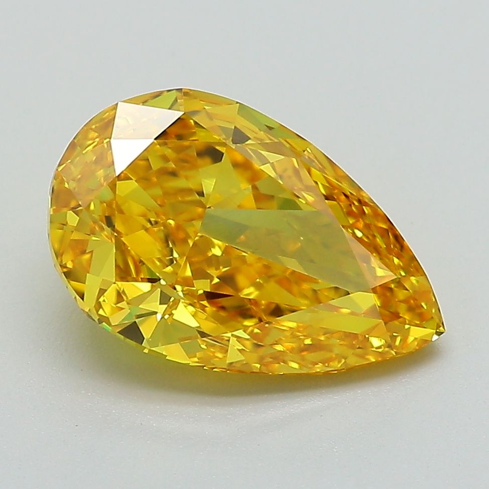 3.06 ct. Fancy Vivid Yellow/VVS2 Pear Lab Grown Diamond prod_46eab299de3f47cfb6886c9b611ecfb2