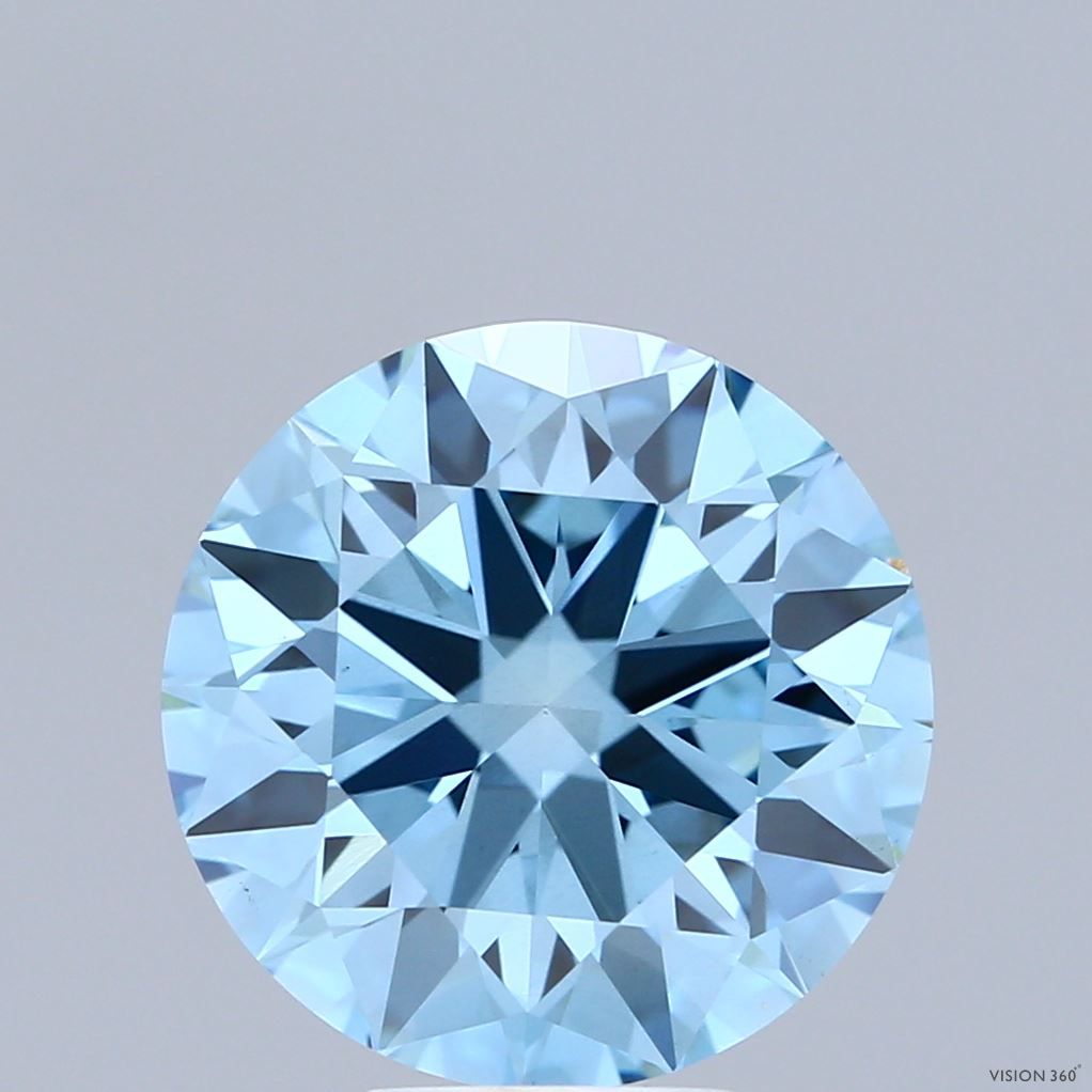 4.97 ct. Fancy Vivid Blue/VS1 Round Lab Grown Diamond prod_2a591a16e04c457d8546eb088f55d63f