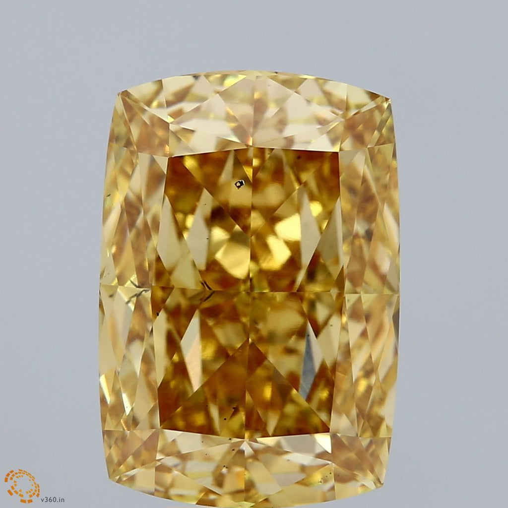 10.02 ct. Fancy Vivid Yellow/VS2 Cushion Lab Grown Diamond prod_226de343ccf142c0a6cd0ee6094229bb