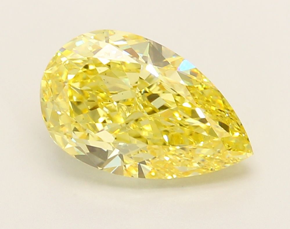 3.18 ct. Fancy Vivid Yellow/VS1 Pear Lab Grown Diamond prod_f3f900c3c89b4049bf9ebe5b253c4e6c