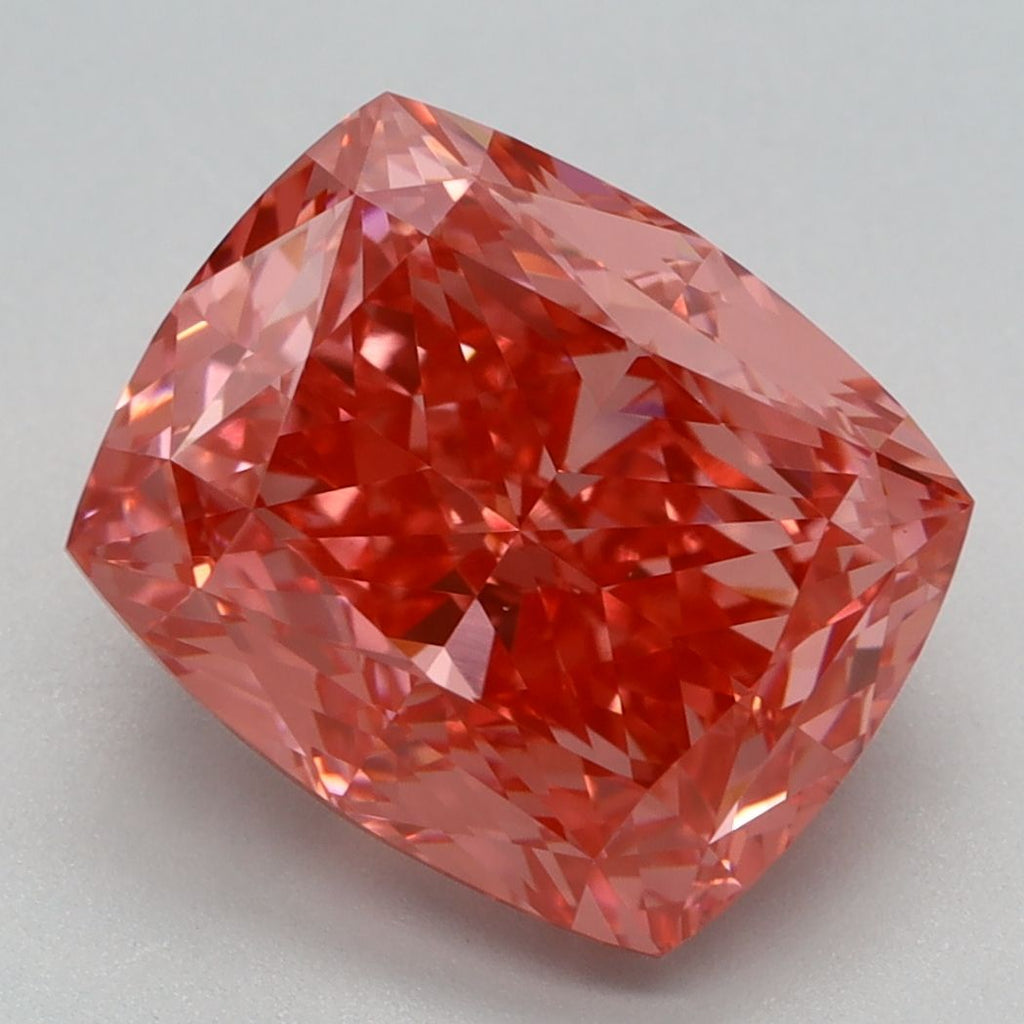 4.31 ct. Fancy Vivid Pink/VS1 Cushion Lab Grown Diamond prod_e3fb6987521c403aa6b30342ba332ce8