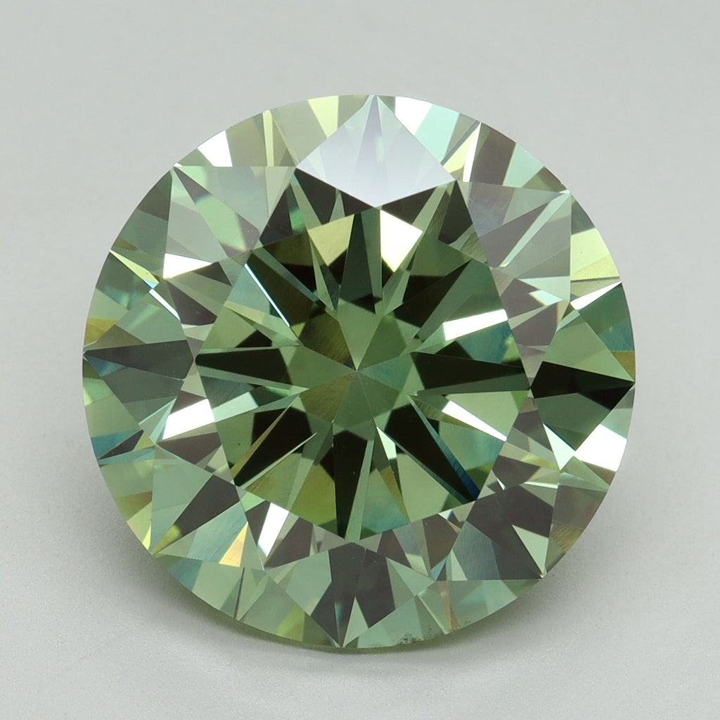 10.51 ct. Fancy Vivid Green/VS1 Round Lab Grown Diamond prod_e7d71fc77e814b21a33aa972e5c0c1e6