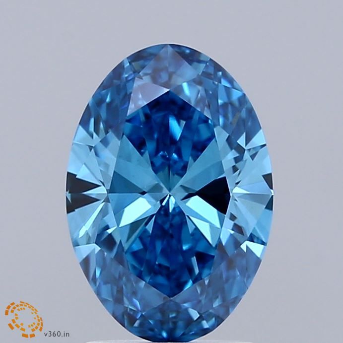 1.48 ct. Fancy Vivid Blue/VVS2 Oval Lab Grown Diamond prod_ecde170a400a453eaf72c1d88a034b37