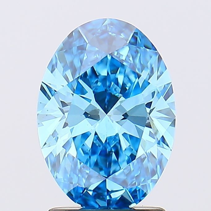 1.80 ct. Fancy Vivid Blue/VS1 Oval Lab Grown Diamond prod_f175cf41248041c8b9954d9ddbd6385f