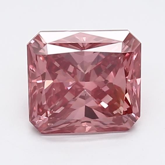 1.31 ct. Fancy Vivid Pink/SI1 Radiant Lab Grown Diamond prod_fa4296c57d15428fb6b0e8a16b939aff