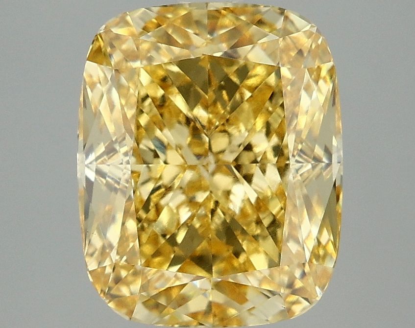 4.00 ct. Fancy Vivid Yellow/VS1 Cushion Lab Grown Diamond prod_e1fe94f4a05046b8948600adce458055