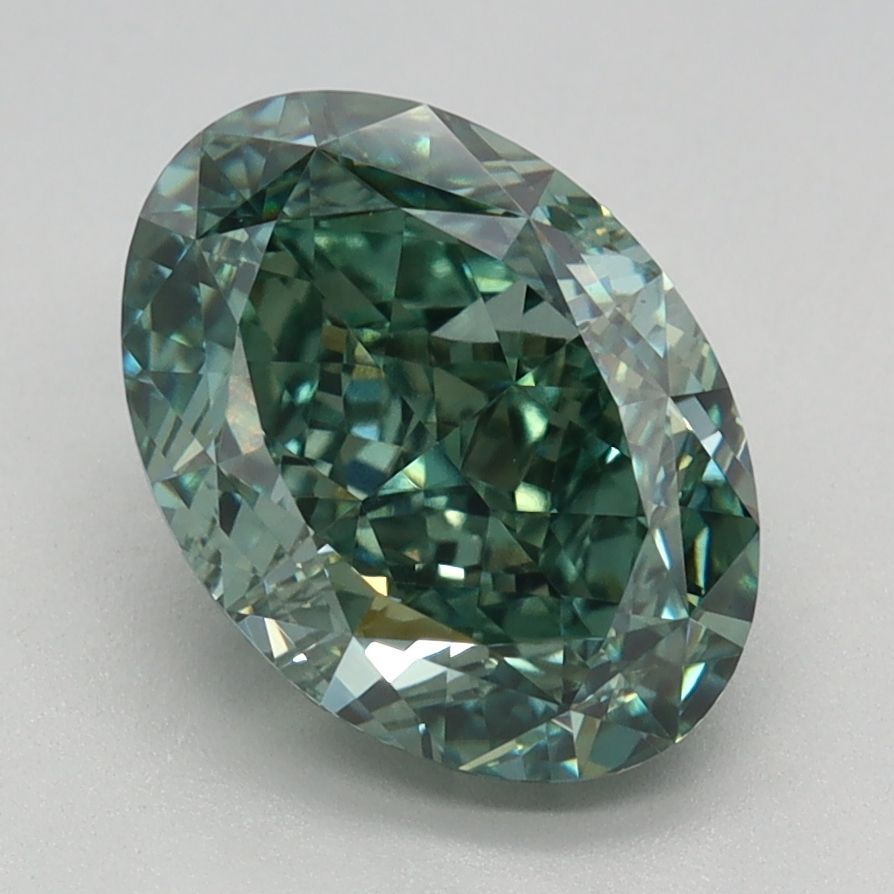 2.59 ct. Fancy Vivid Green/VVS2 Oval Lab Grown Diamond prod_e9233f4fdcde460da92e95860ce8ec95