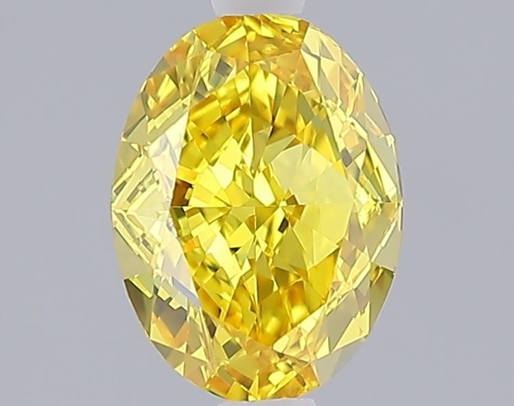 1.50 ct. Fancy Vivid Yellow/VS1 Oval Lab Grown Diamond prod_a2754038e4df4e41b766aea5fbeaf9fd