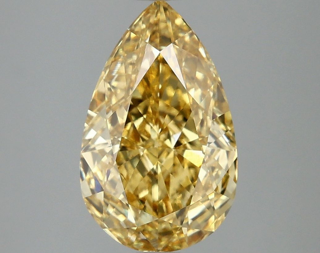 3.10 ct. Fancy Vivid Yellow/VS1 Pear Lab Grown Diamond prod_ed88149e0de348b686eda5905597f2d1