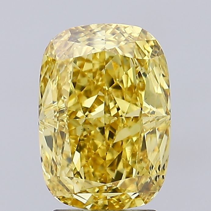 2.88 ct. Fancy Vivid Yellow/VS2 Cushion Lab Grown Diamond prod_b9bffb7cbe19444fa34717d62fb68c6e