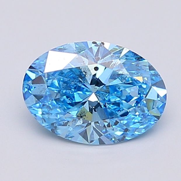 1.56 ct. Fancy Vivid Blue/SI2 Oval Lab Grown Diamond prod_f389fb03db3a4f80883e132aeddb44a2