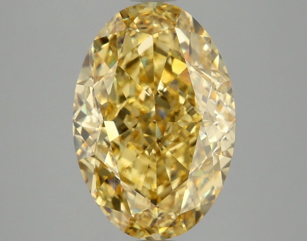 4.15 ct. Fancy Vivid Yellow/VS1 Oval Lab Grown Diamond prod_781f9c2da4c84a9bb0575f244e010065