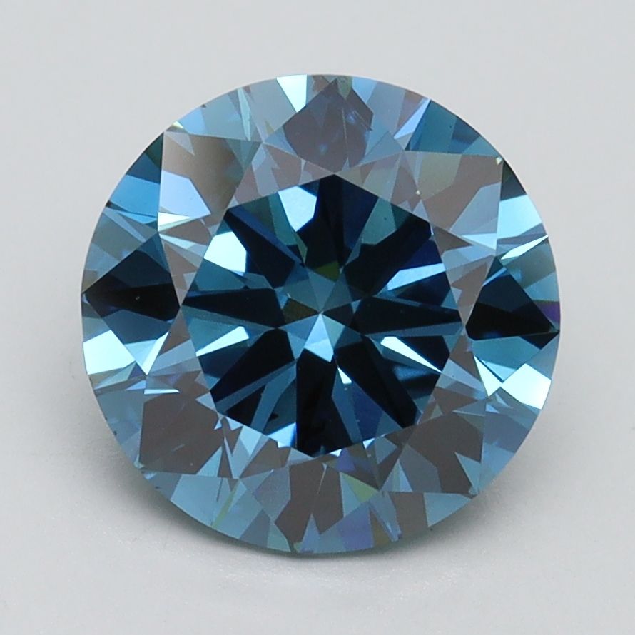 2.62 ct. Fancy Vivid Blue/SI1 Round Lab Grown Diamond prod_d6e9813851774e598edff88f8350475f