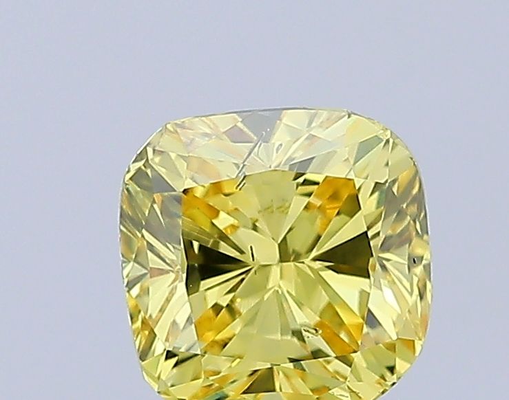 0.89 ct. Fancy Vivid Yellow/SI1 Cushion Lab Grown Diamond prod_f270bdd0e787412abc55c7775735deb3